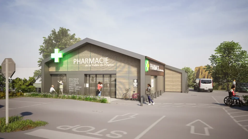 KGA ARCHITECTURE neuf PRO pharmacie 1